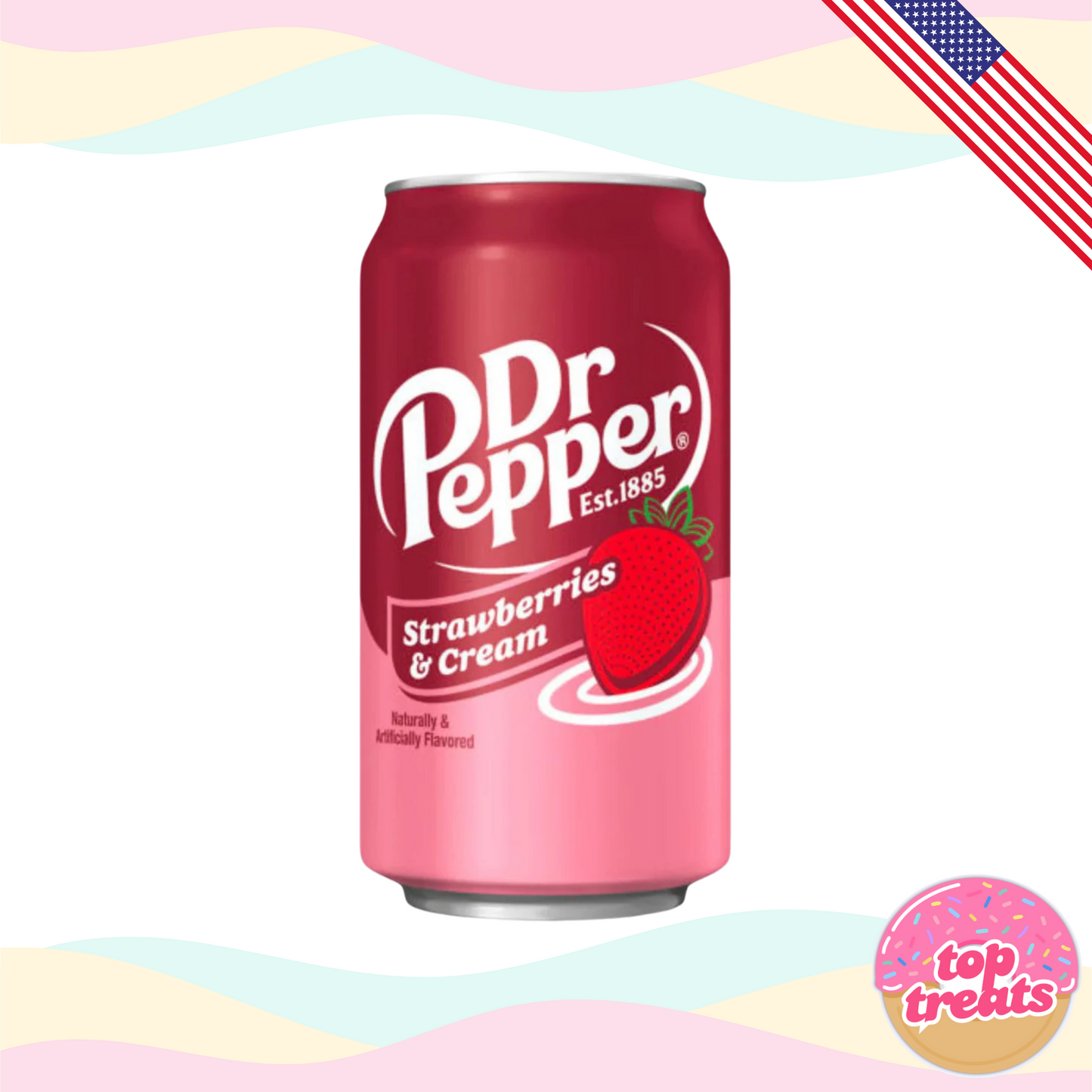 Dr Pepper Strawberries & Cream - 355ml