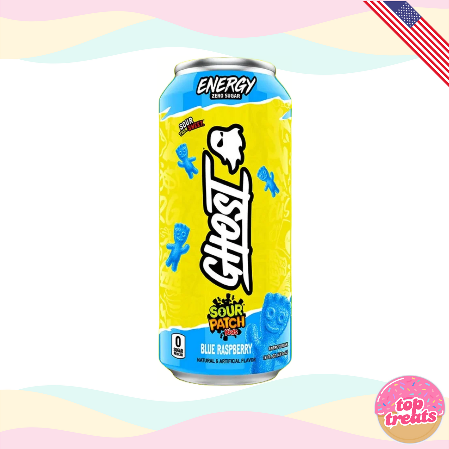 Ghost Energy Sour Patch Kids Blue Raspberry - 473ml