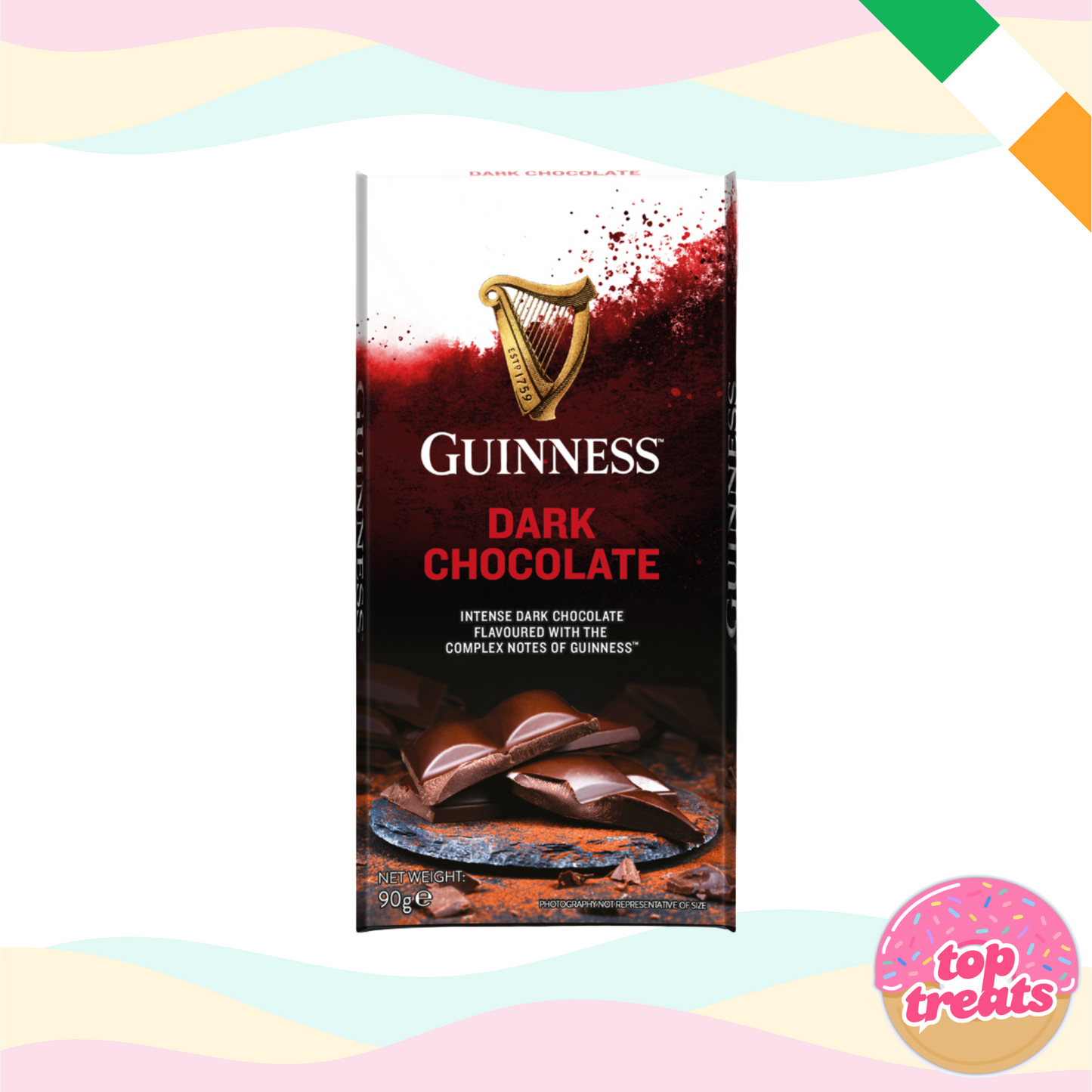 *BB-08/25* Guinness Dark Chocolate - 90g