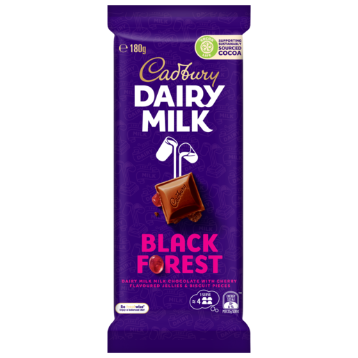 Cadbury Dairy Milk Black Forest - 180g