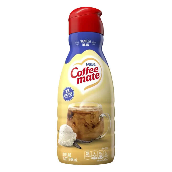 Coffee Mate Vanilla Bean Creamer - 946ml USA Import