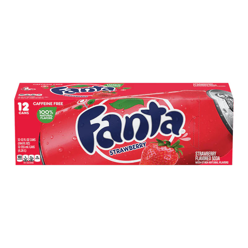 Fanta Strawberry Case - 12 x 355ml