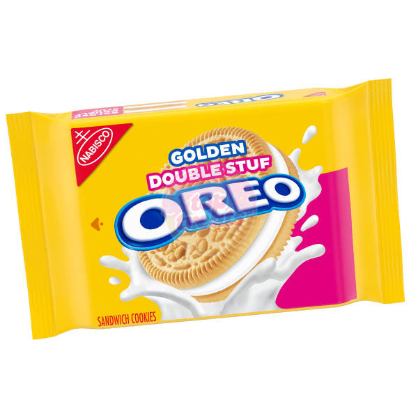 Oreo Double Stuf Golden Sandwich Cookies - 261g