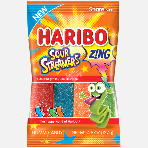 Haribo Sour Streamers - 112g