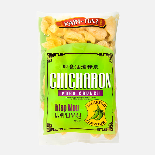 *BB-08/25* Kain-Na! Chicharon Pork Crunch Jalapeno - 70g