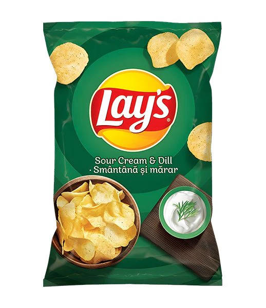 Lays Sour Cream & Dill - 125g