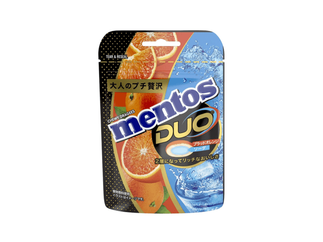 Mentos Duo Blood Orange & Soda - 45g