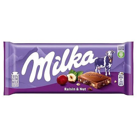 Milka Raisin & Nut - 90g