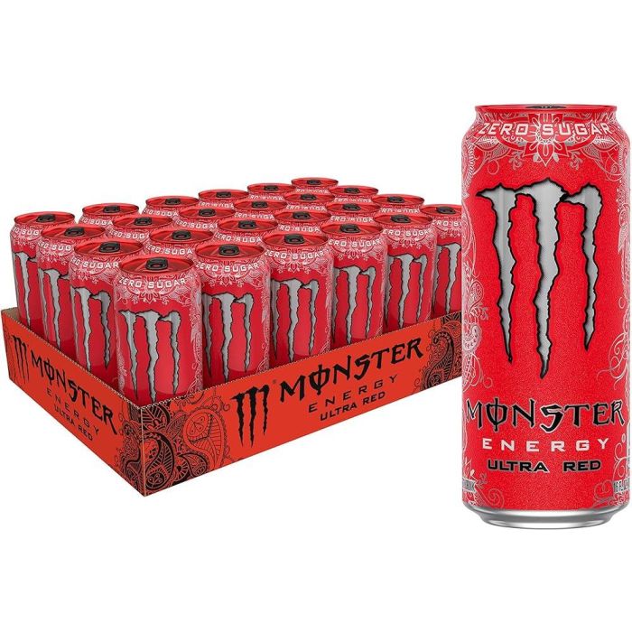 Monster Ultra Red Full Case - 24 x 500ml Cans