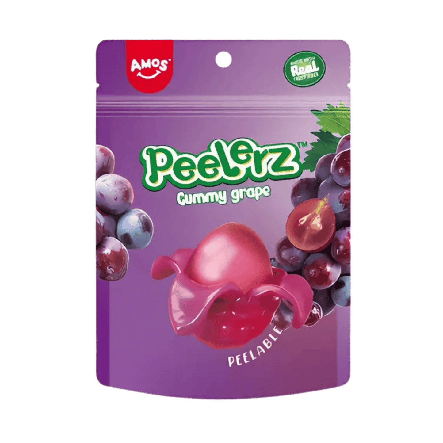 Amos Peelerz Peelable Grape Gummies - 170g