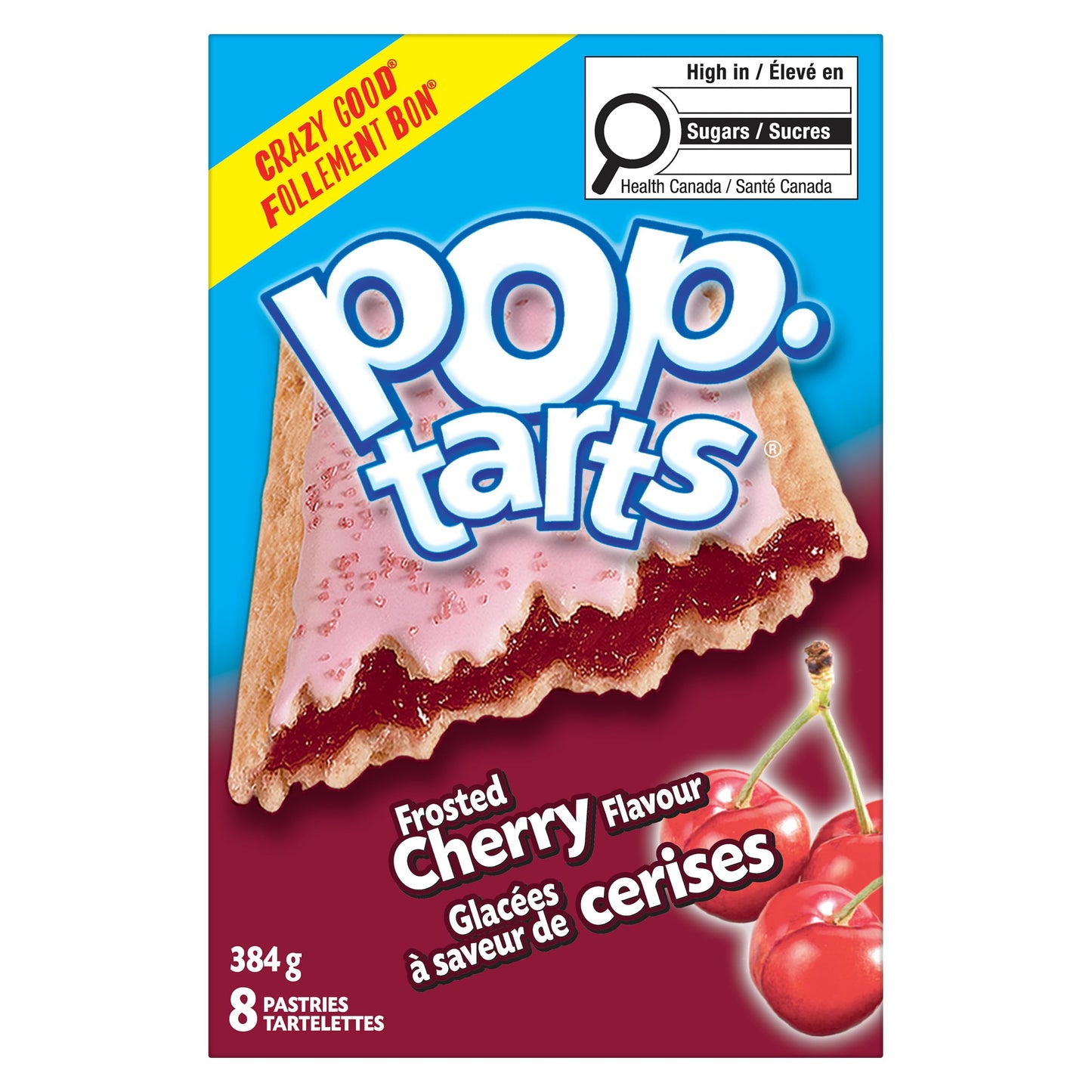 Pop Tarts Frosted Cherry 8 Pack - 384g