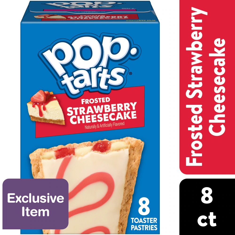 Pop Tarts Frosted Strawberry Cheesecake 8 Pack - 384g USA Import