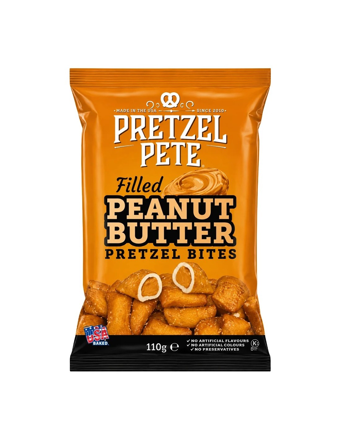 Pretzel Pete Peanut Butter Filled Bites - 110g