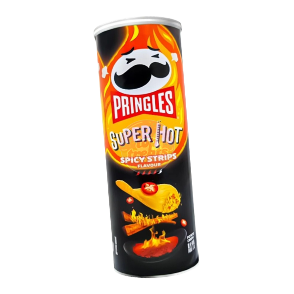 Pringles Super Hot Spicy Strips - 110g