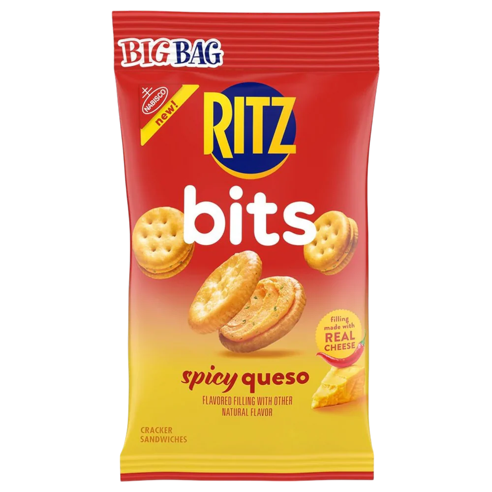 Ritz Bits Spicy Queso Sandwich Crackers - 85g