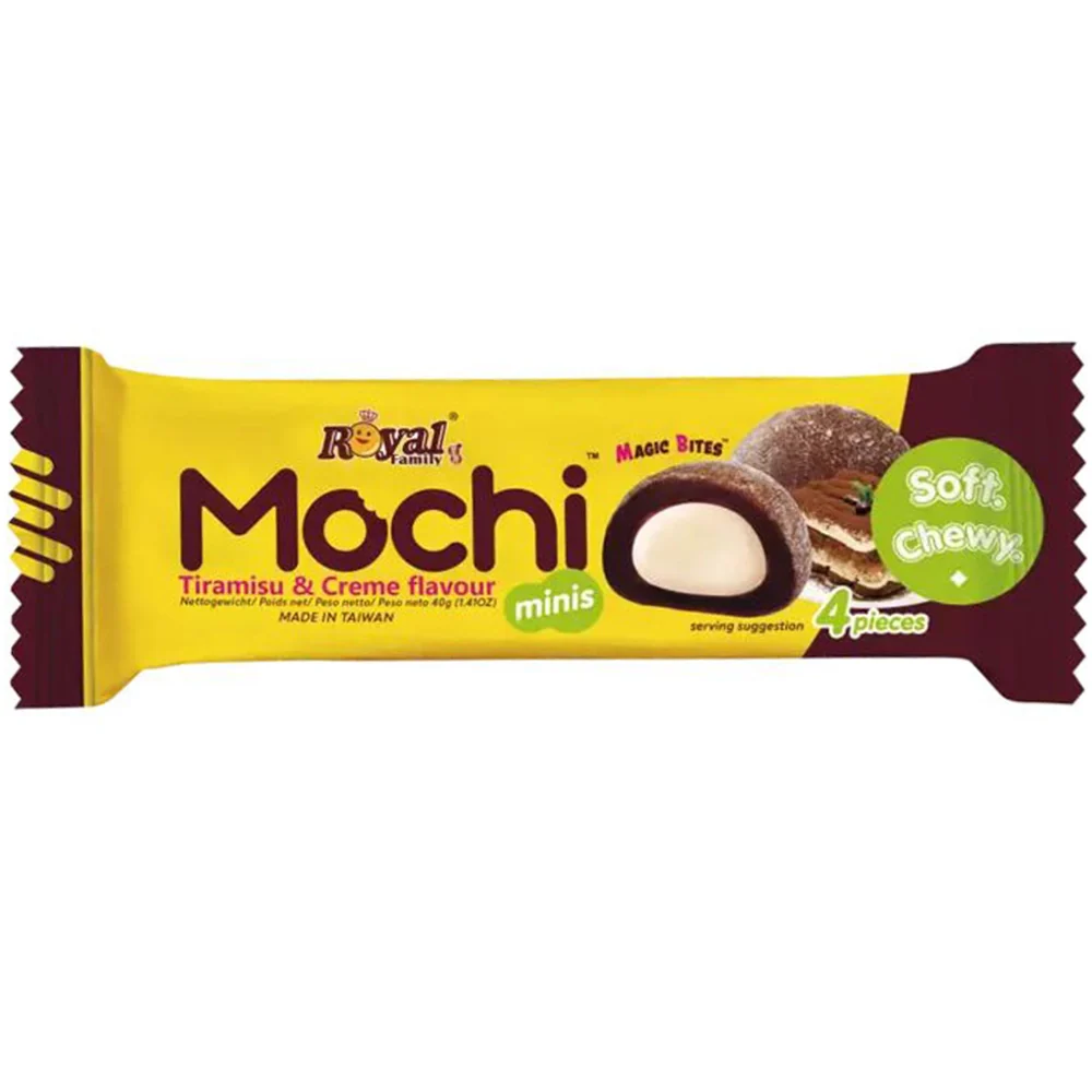 Royal Family Tiramisu & Creme Mochi Minis - 40g