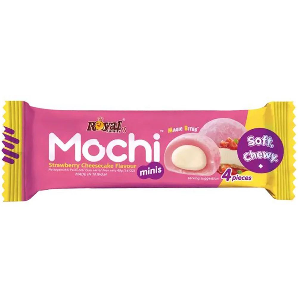 Royal Family Strawberry Cheesecake Mochi Minis - 40g