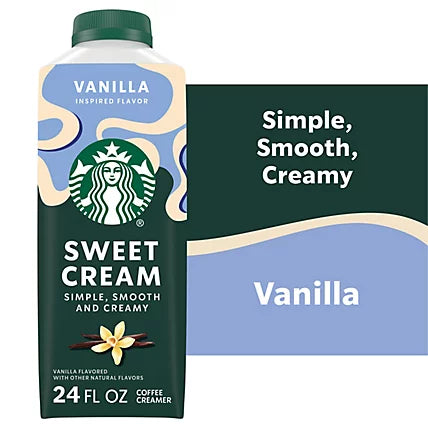 Starbucks Vanilla Sweet Creamer - 710ml USA Import