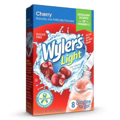 Wyler's Light Cherry Singles to Go - 6 Sachets