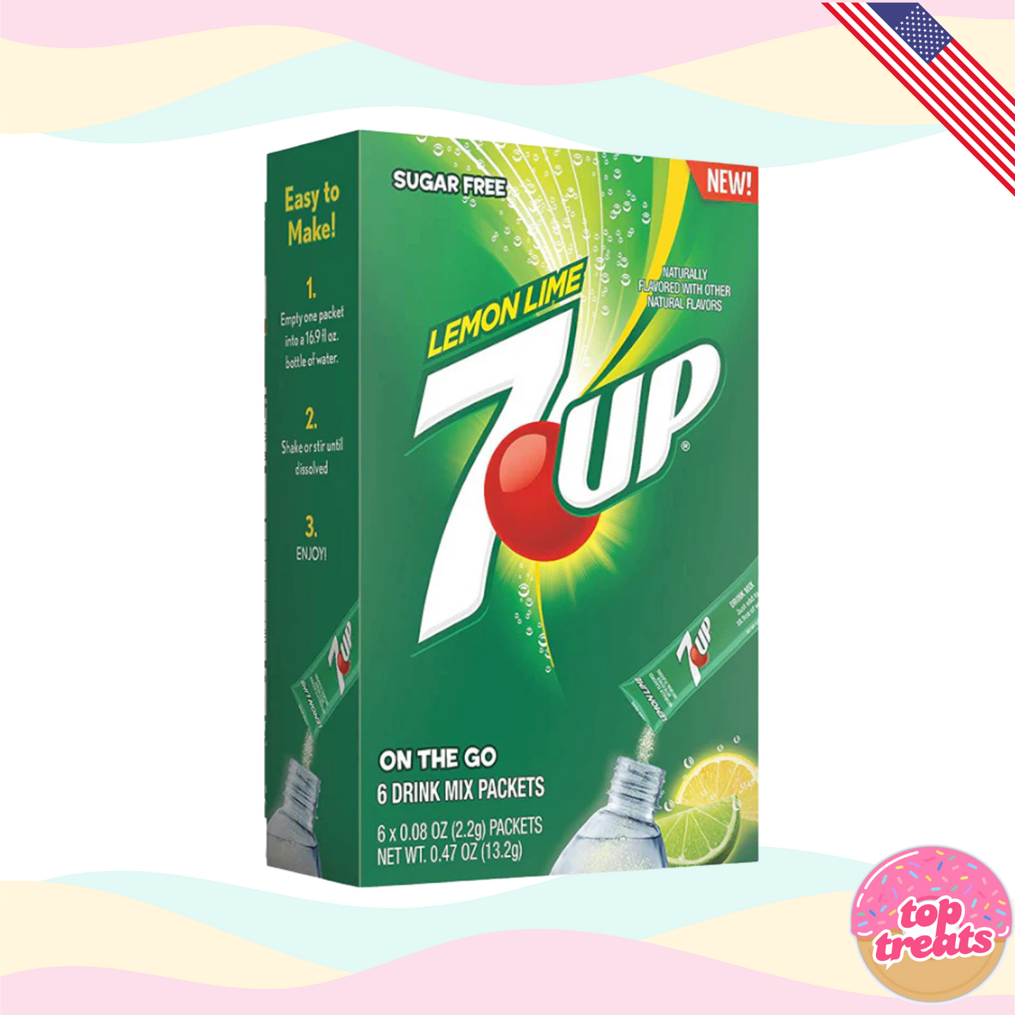7up Lemon & Lime Singles to Go - 6 Sachets