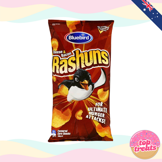 Bluebird Rashuns Cheesy Bacon Attack - 150g