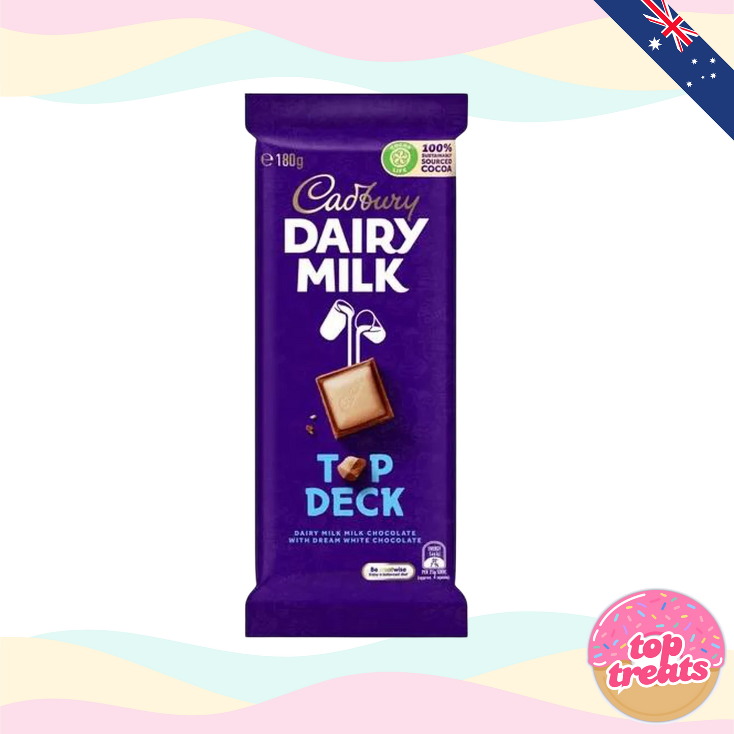 *BB-17/08* Cadbury Dairy Milk Top Deck - 180g