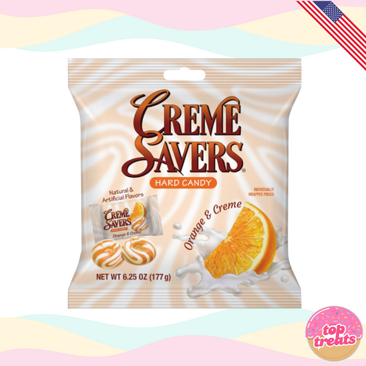 Creme Savers Orange & Cream Original Hard Candy - 177g