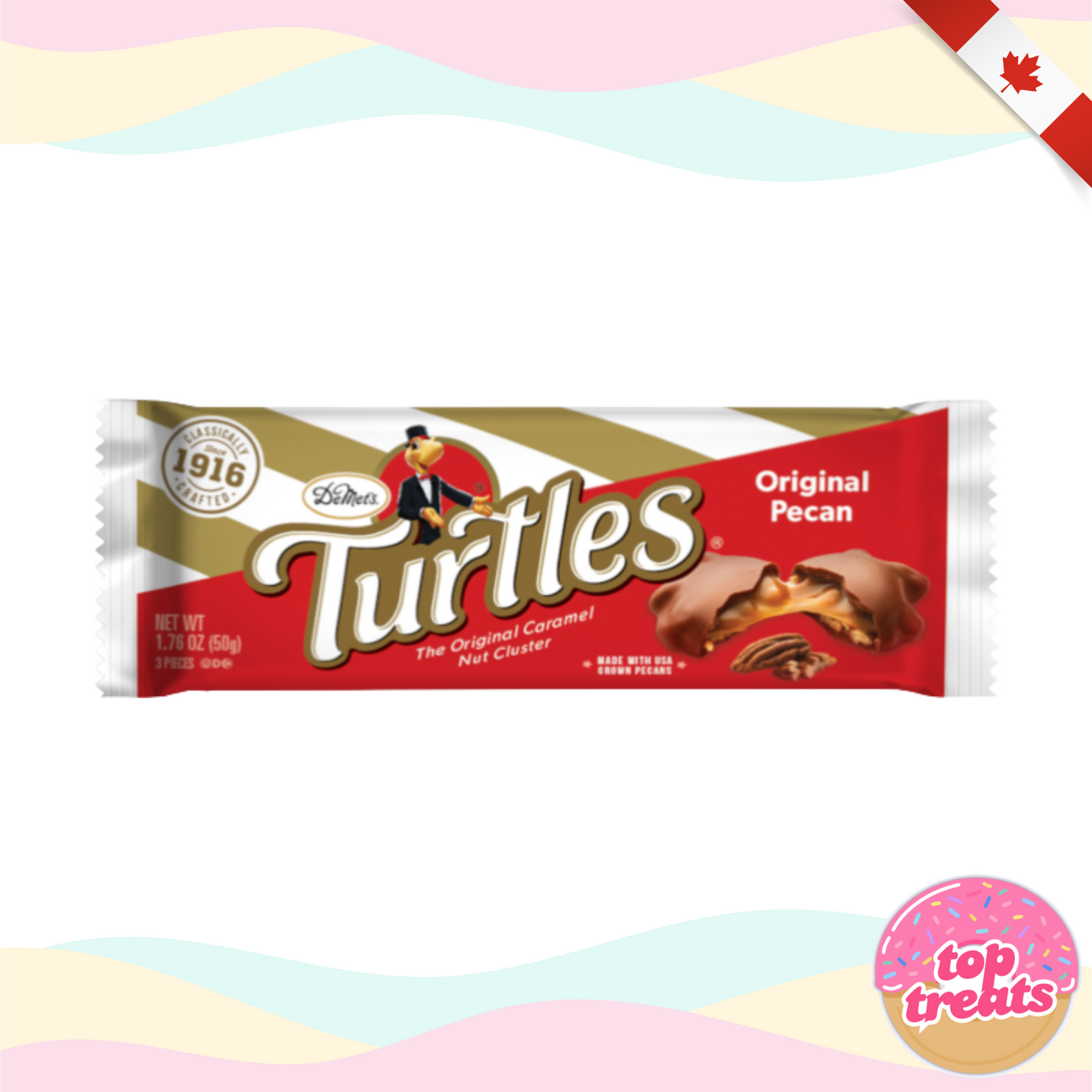 DeMet's Turtles Original Pecan Chocolate - 50g
