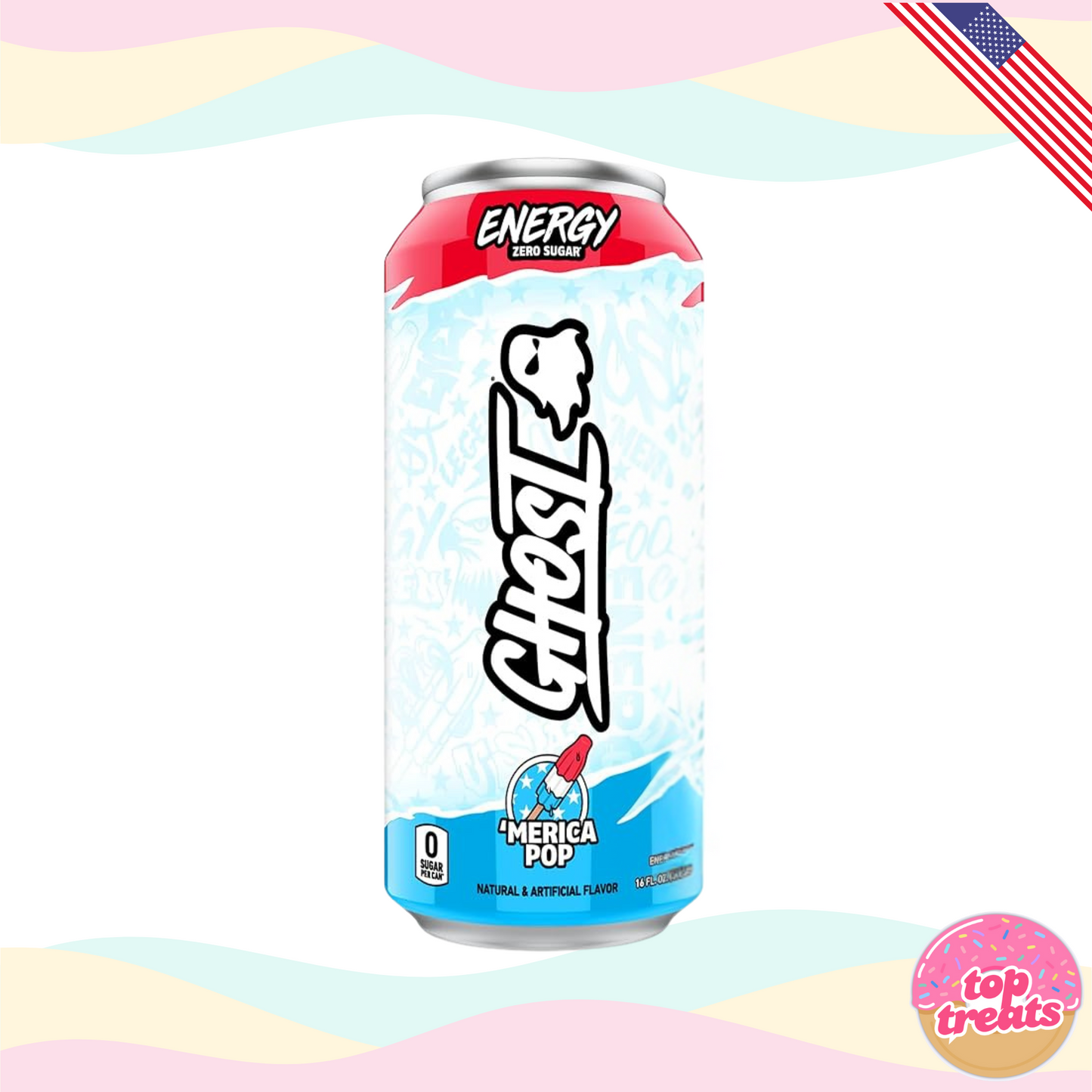 Ghost Energy 'Merica Pop - 473ml