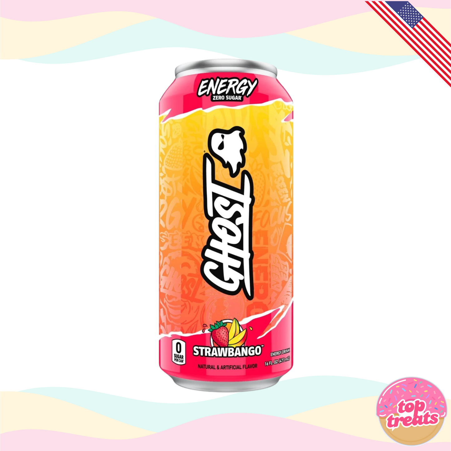 Ghost Energy Strawbango - 473ml