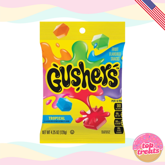 Gushers Tropical Fruit Peg Bag - 120g