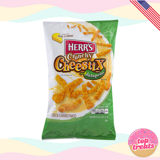 Herr's Crunchy Cheestix Jalapeno - 227g