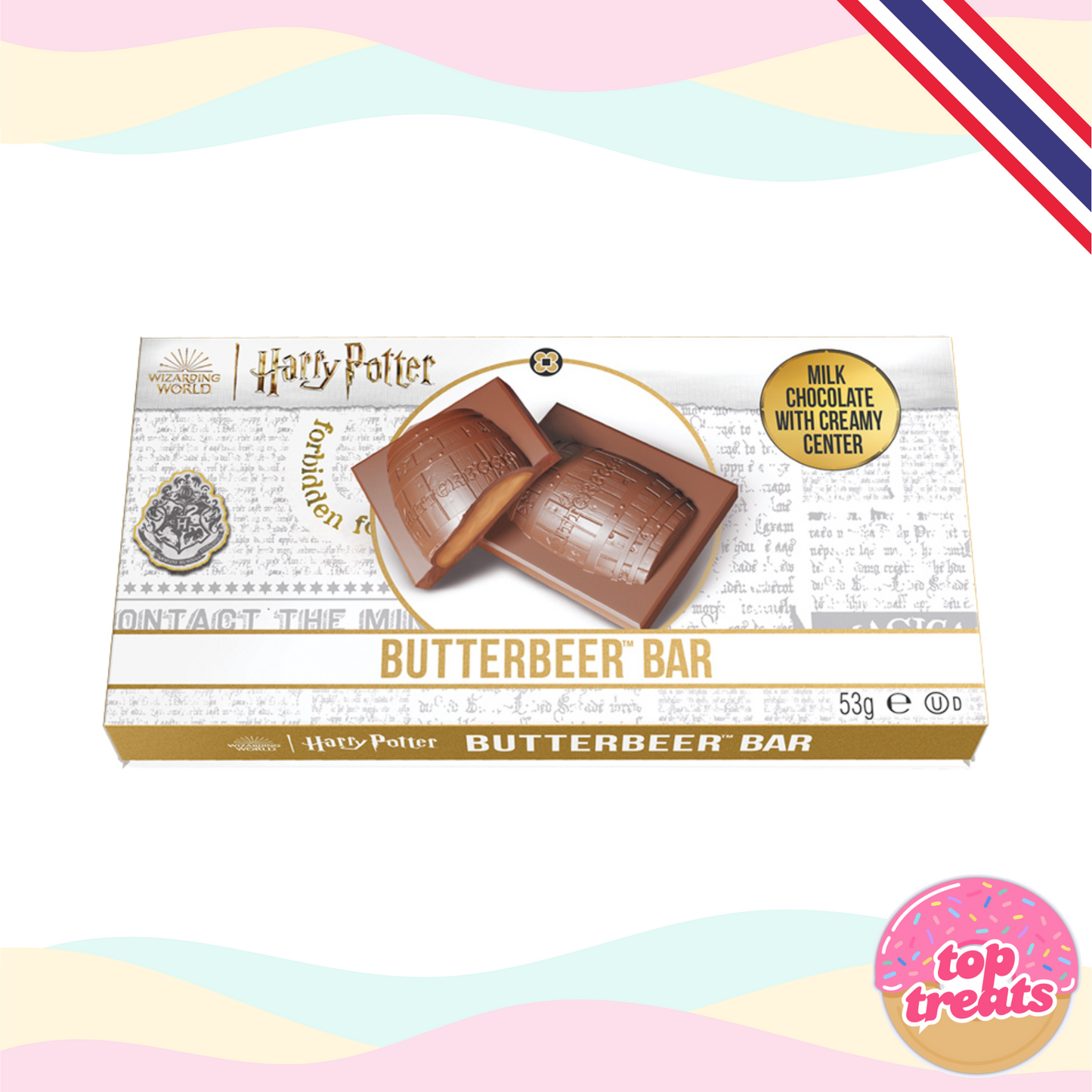 Jelly Belly Harry Potter Butterbeer Chocolate Bar - 53g