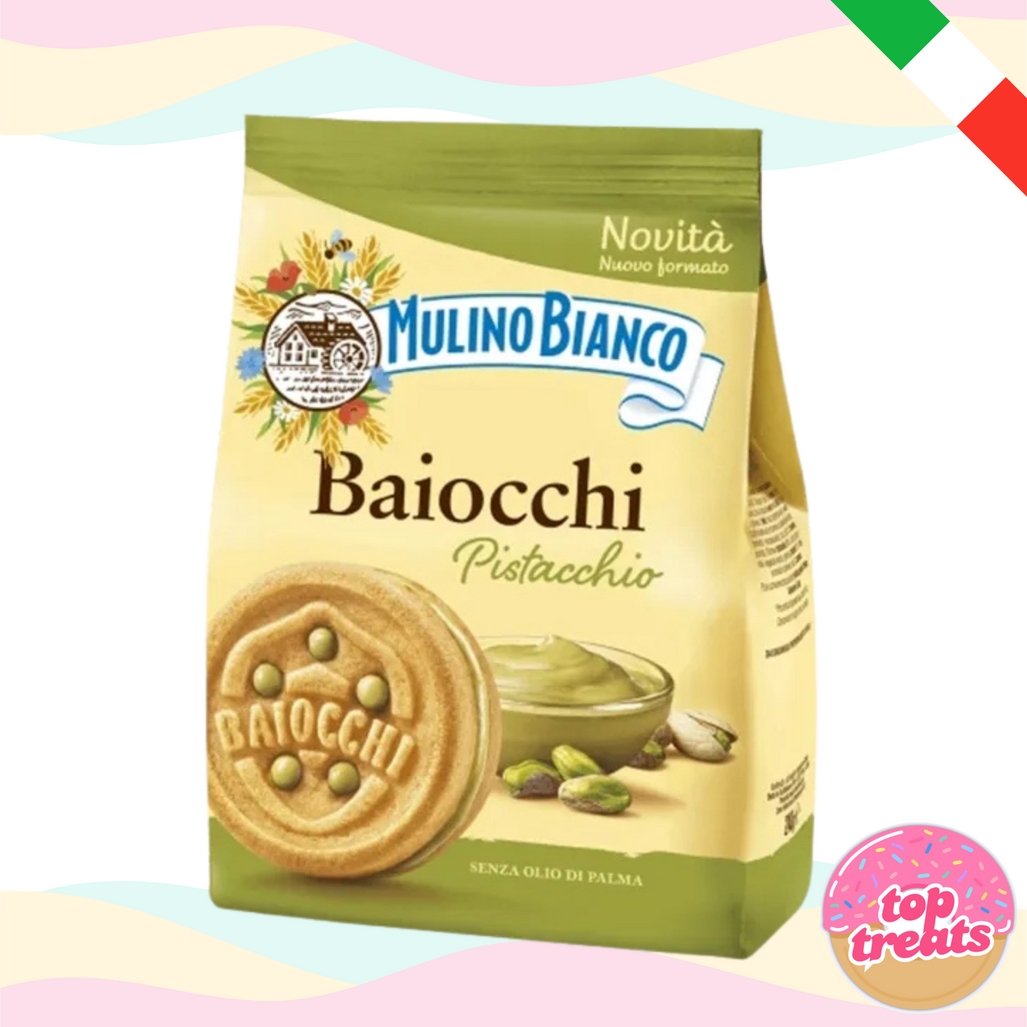 Mulino Bianco Baiocchi Pistachio - 240g