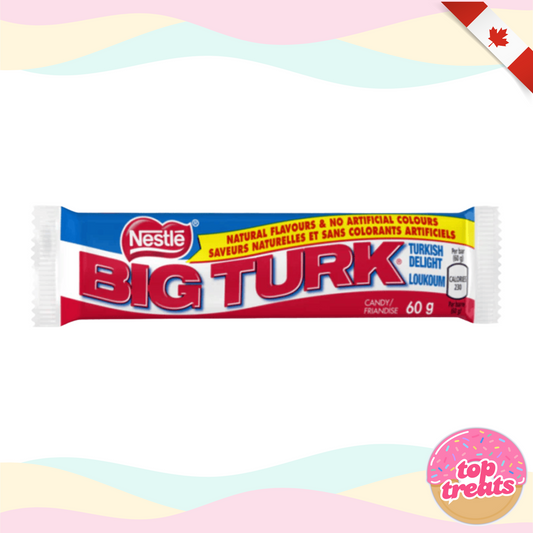 Nestle Big Turk - Turkish Delight Bar - Canadian Import - 60g
