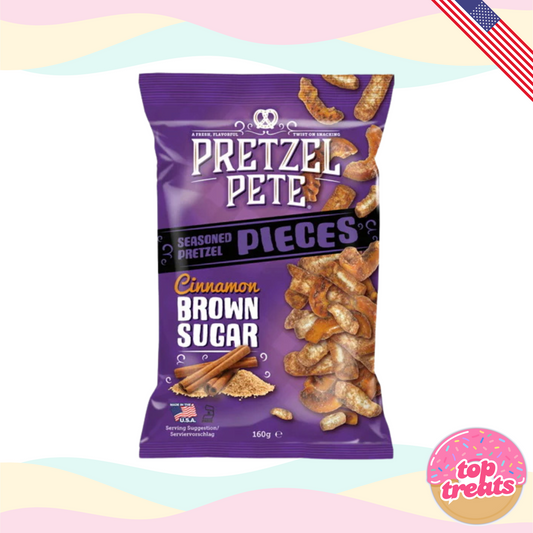 Pretzel Pete Cinnamon Brown Sugar Pretzel Pieces - 160g