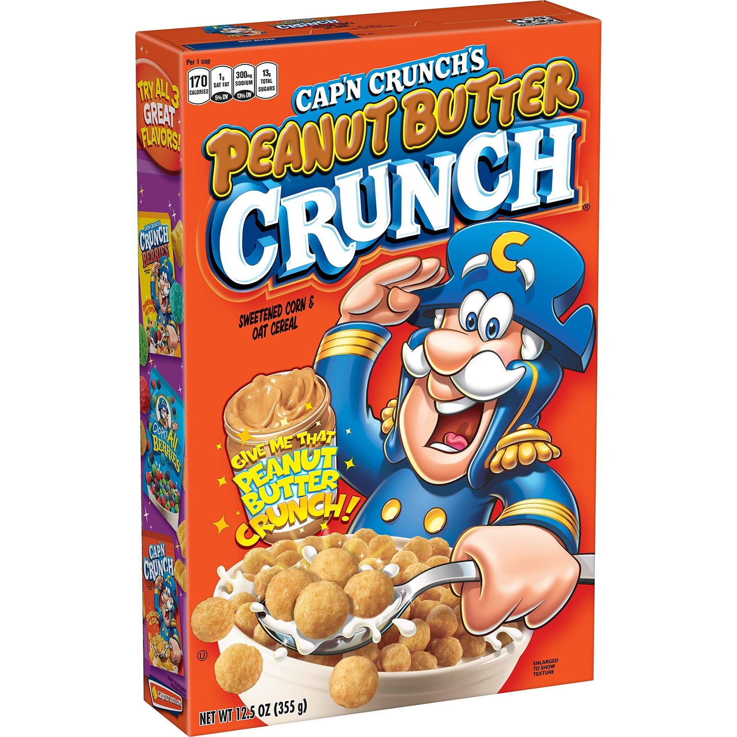 Captain Crunch Peanut Butter Cereal - 325g