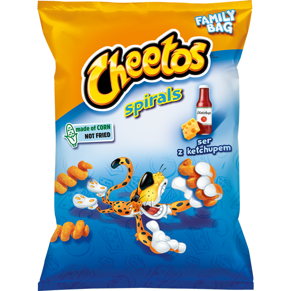 Cheetos Cheese with Ketchup Spirals - 145g