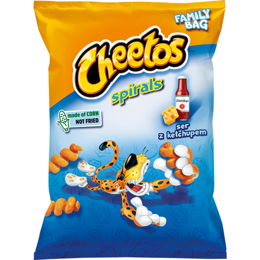 Cheetos Cheese with Ketchup Spirals - 145g