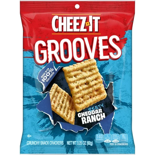 Cheez It Grooves Zesty Cheddar Ranch - 92g
