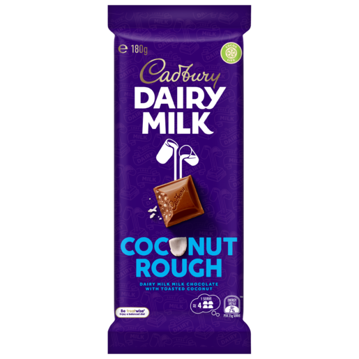 Cadbury Dairy Milk Coconut Rough - 180g