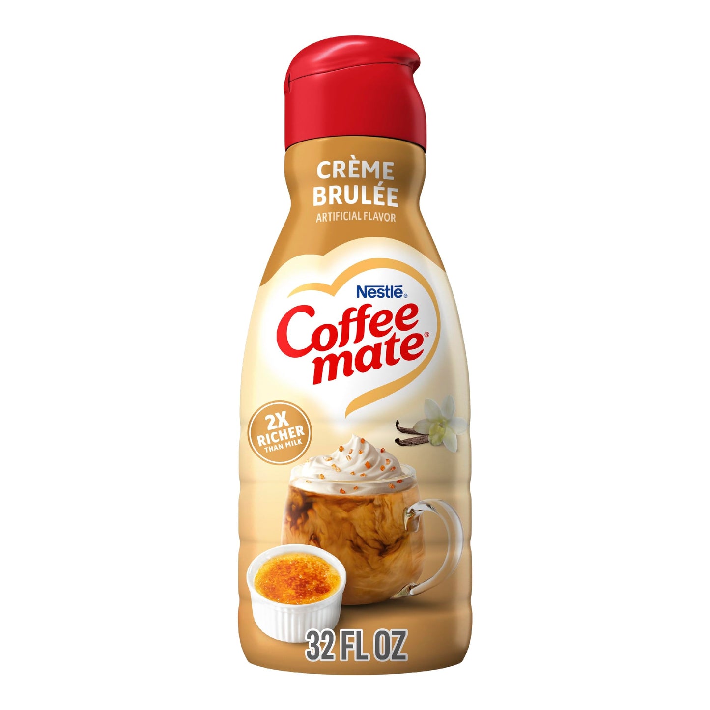 Coffee Mate Creme Brulee Creamer - 946ml USA Import