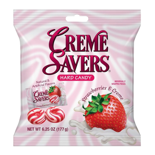 Creme Savers Strawberries & Creme - 177g