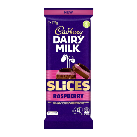 Cadbury Dairy Milk Slices Raspberry - 178g