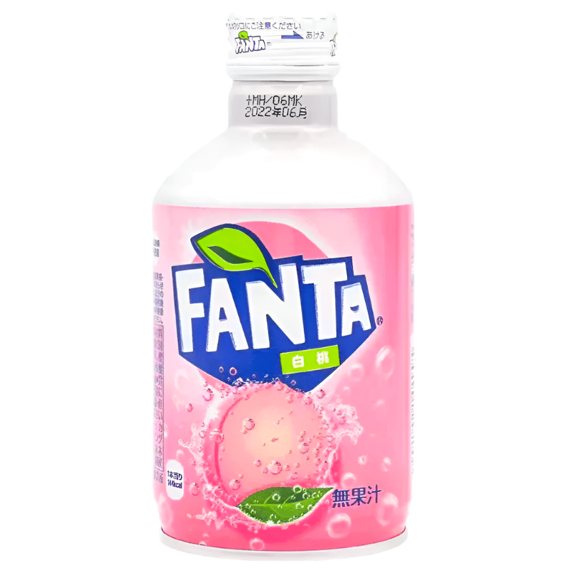 Fanta White Peach Aluminium Bottle - 300ml