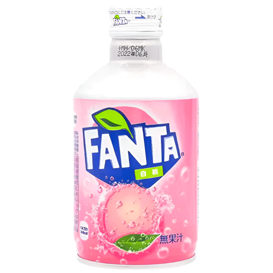 Fanta White Peach Aluminium Bottle