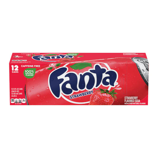 Fanta Strawberry Case - 12 x 355ml