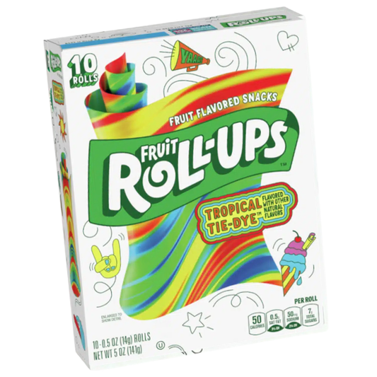 Fruit Roll Ups Tropical Tie Dye - 141g