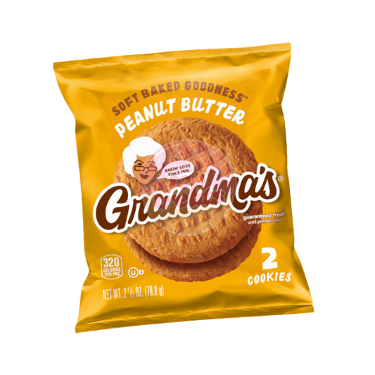 Grandmas Peanut Butter Cookies 2 Pack - 81.5g