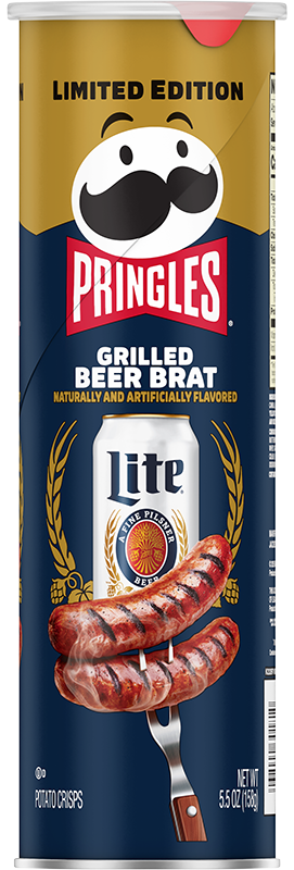 Pringles Grilled Beer Brat - 156g